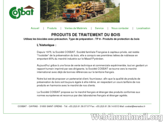 cosbat.fr website preview