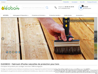 oleobois.com website preview
