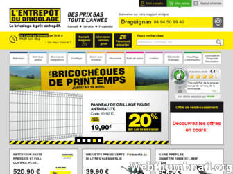 draguignan.entrepot-du-bricolage.fr website preview