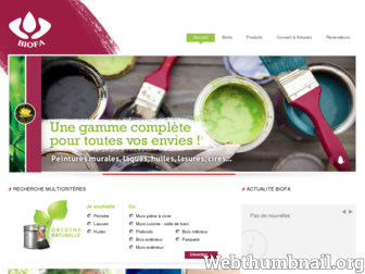biofa.fr website preview