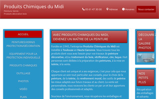 produits-chimiques-midi.fr website preview