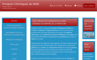 produits-chimiques-midi.fr website preview