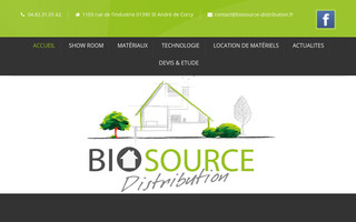 biosource-distribution.fr website preview
