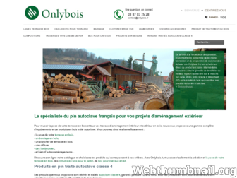 onlybois.fr website preview