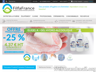filfafrance.com website preview