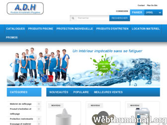 produits-hygiene.fr website preview