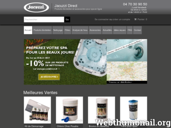 jacuzzidirect.fr website preview