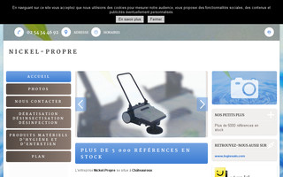 nickel-propre.fr website preview