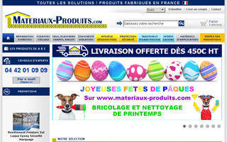 materiaux-produits.com website preview