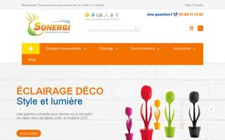 sonergi.fr website preview