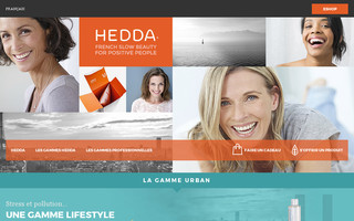 heddaslowbeauty.com website preview