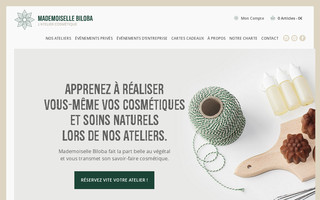 mademoiselle-biloba.fr website preview