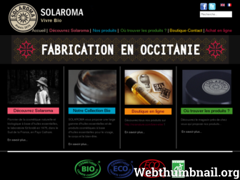 solaroma.com website preview