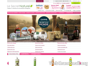 lesecretnaturel.com website preview