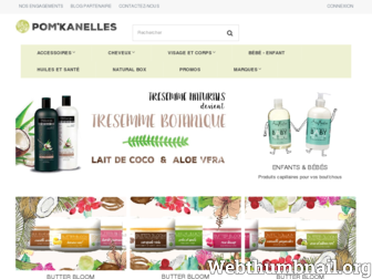 pomkanelles.fr website preview