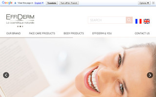 effiderm.com website preview