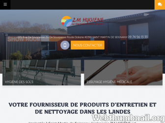 2mhygiene.fr website preview