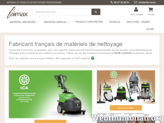 faimax.fr website preview