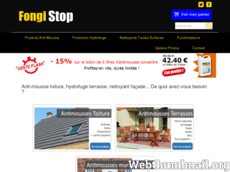 fongistop.fr website preview