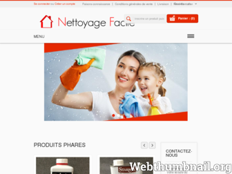nettoyage-facile.com website preview