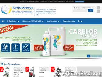 nettorama.fr website preview
