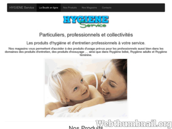 produitshygiene.fr website preview