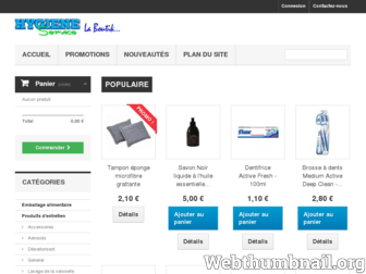 laboutik.produitshygiene.fr website preview