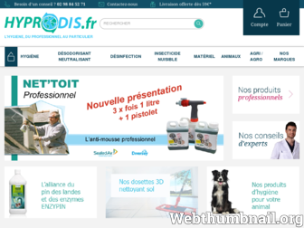 hyprodis.fr website preview