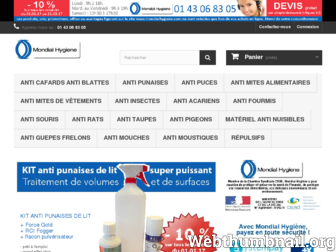 mondialhygiene.com website preview