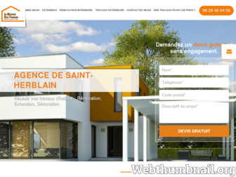 saint-herblain.lamaisondestravaux.com website preview