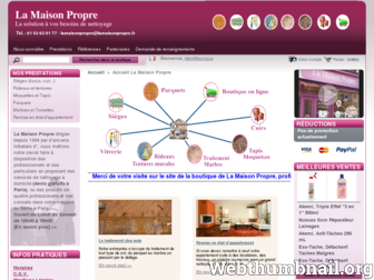 lamaisonpropre.fr website preview