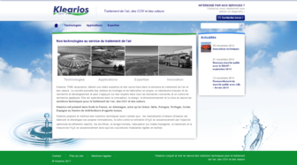 klearios.com website preview