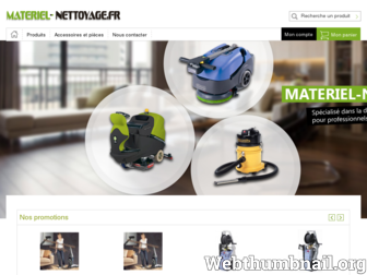 materiel-nettoyage.fr website preview