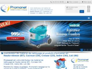 promanet.fr website preview