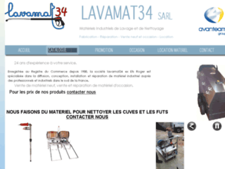 lavamat34.fr website preview