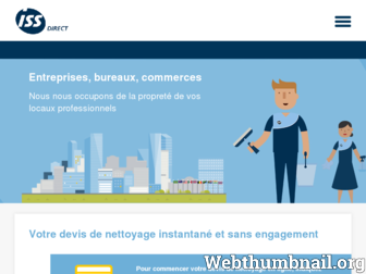 iss-direct.fr website preview