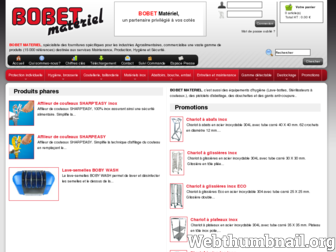 bobet-materiel.com website preview