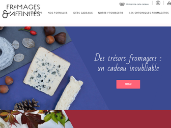 fromages-affinites.com website preview