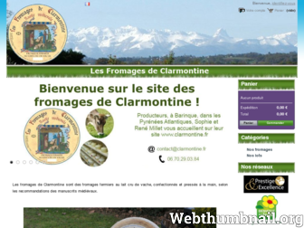 clarmontine.fr website preview