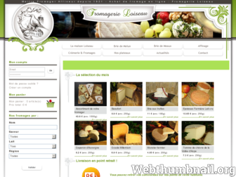 fromagerieloiseau.fr website preview