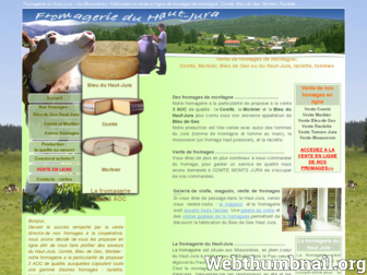 fromagerie-haut-jura.fr website preview