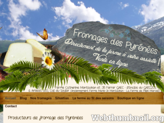 fromage-pyrenees.fr website preview