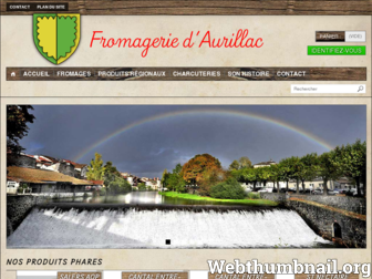 fromagerieaurillac.fr website preview