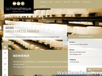 lafromatheque.ch website preview