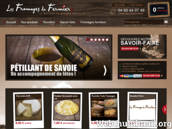 lesfromagesdufermier.fr website preview