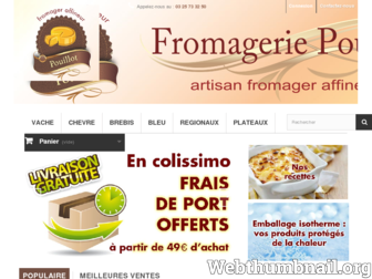 fromage-pouillot.fr website preview