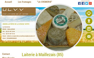 union-laiterie-venise-verte.fr website preview