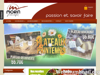fromageries-morin.fr website preview