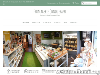 fromagerie-conquerant.com website preview