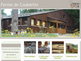 ferme-de-coubertin.fr website preview